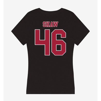 Stanford - NCAA Baseball : Andrew Shaw - Women's V-Neck T-Shirt-1