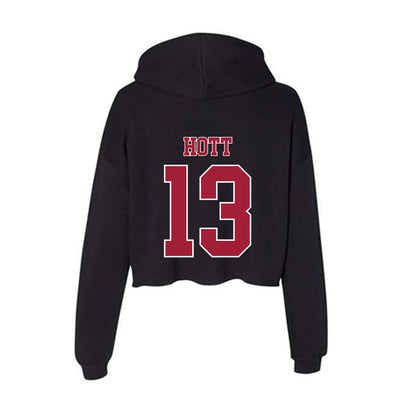 Stanford - NCAA Baseball : Ethan Hott - Women's Crop Fleece Hoodie-1