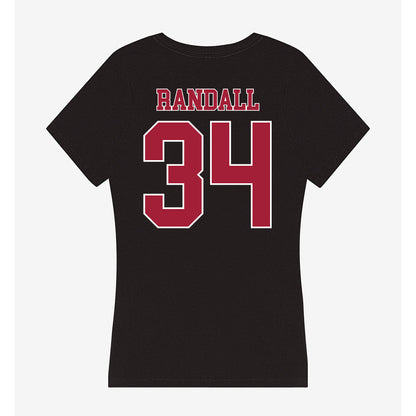 Stanford - NCAA Football : Javion Randall - Women's V-Neck T-Shirt-1