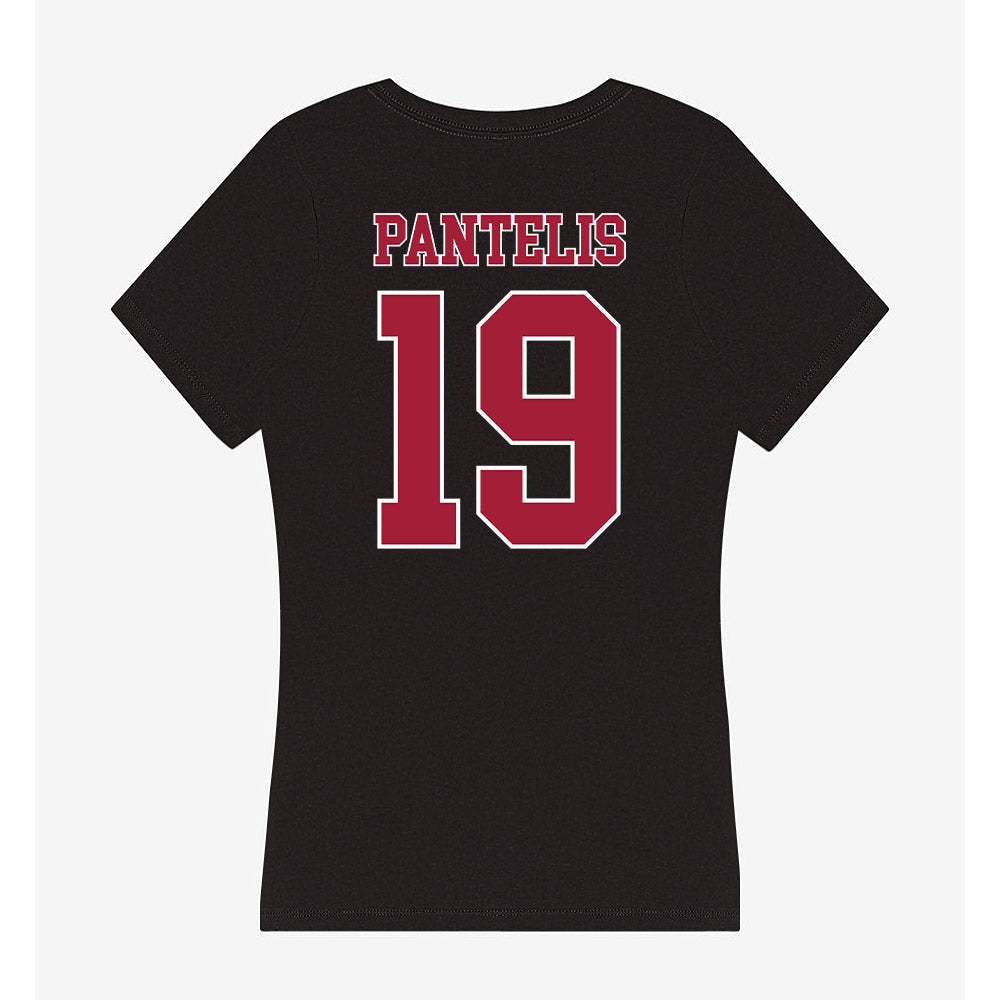Stanford - NCAA Football : David Pantelis - Women's V-Neck T-Shirt-1