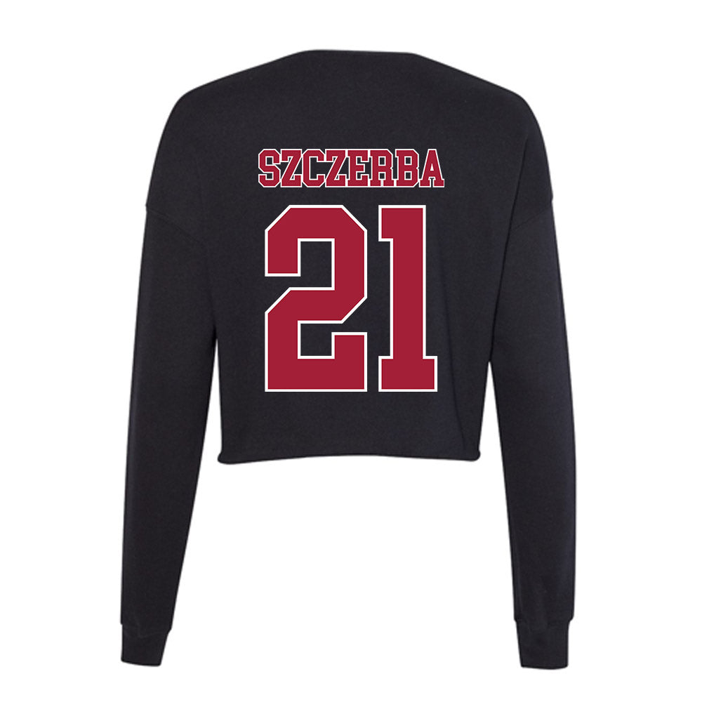 Stanford - NCAA Women's Water Polo : Natalia Szczerba - Women's Cropped Crew Fleece-1