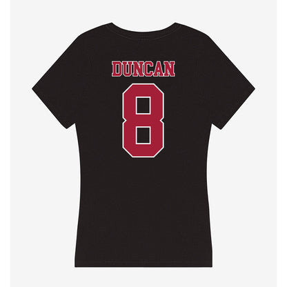 Stanford - NCAA Women's Volleyball : Sidney Duncan - Women's V-Neck T-Shirt-1