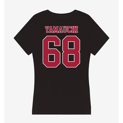 Stanford - NCAA Football : Zak Yamauchi - Women's V-Neck T-Shirt-1