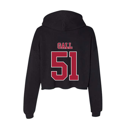 Stanford - NCAA Softball : Ava Gall - Women's Crop Fleece Hoodie-1