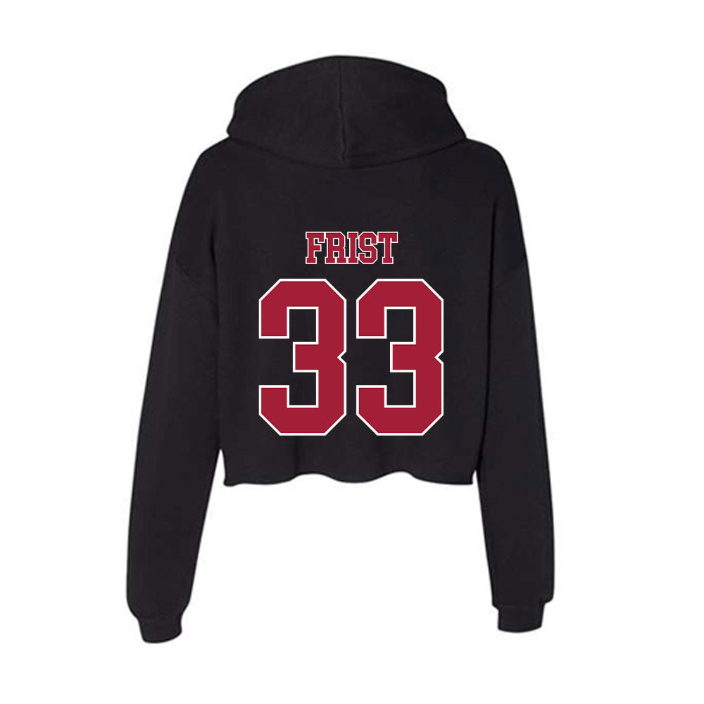 Stanford - NCAA Women's Lacrosse : Annabel Frist - Women's Crop Fleece Hoodie-1