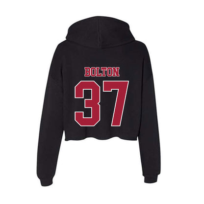 Stanford - NCAA Women's Lacrosse : Bronwyn Bolton - Women's Crop Fleece Hoodie-1
