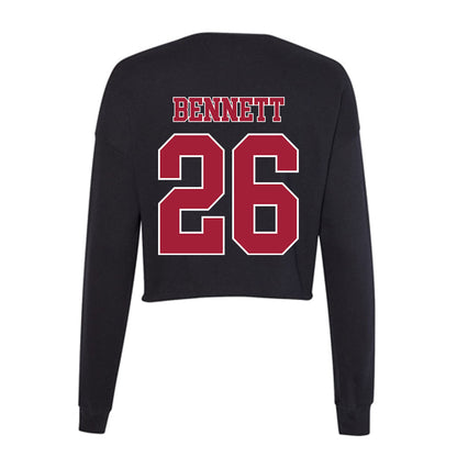 Stanford - NCAA Men's Soccer : Brad Bennett - Women's Cropped Crew Fleece-1