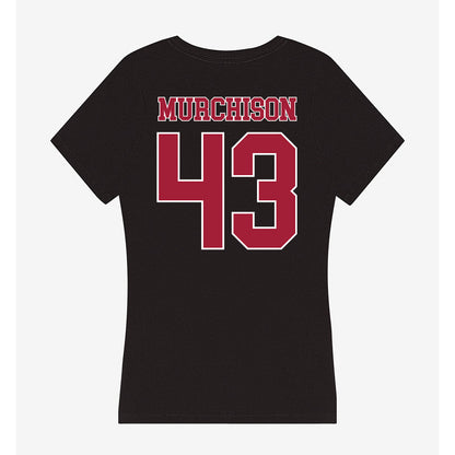Stanford - NCAA Softball : Ella Murchison - Women's V-Neck T-Shirt-1