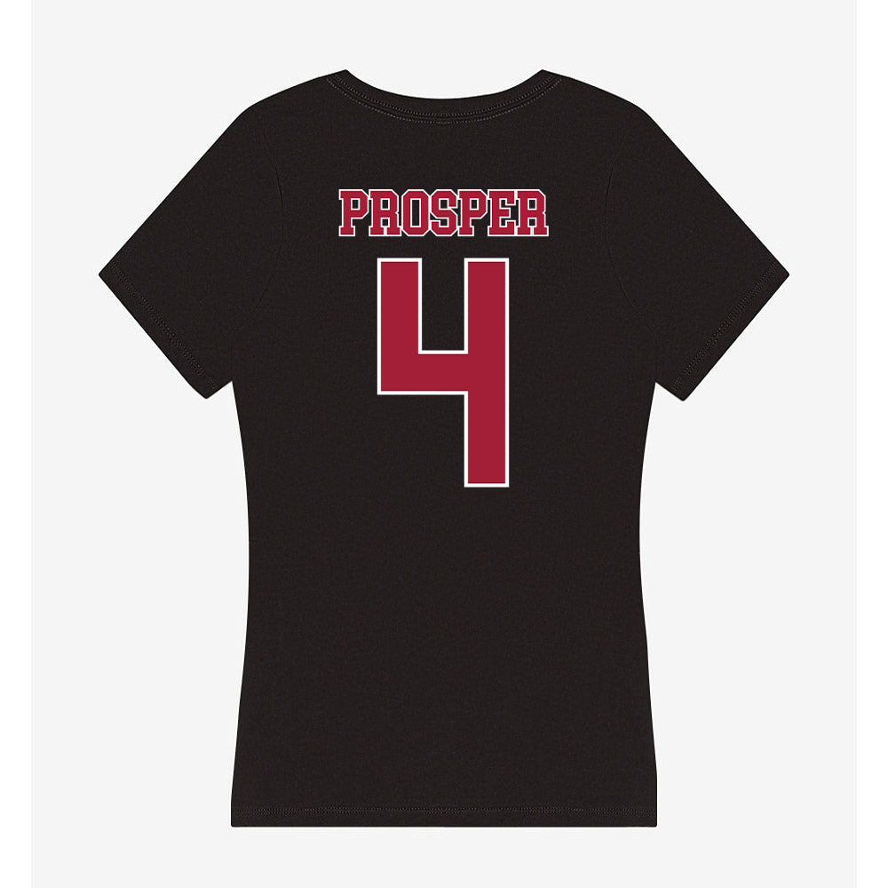 Stanford - NCAA Women's Lacrosse : Olivia Prosper - Women's V-Neck T-Shirt-1