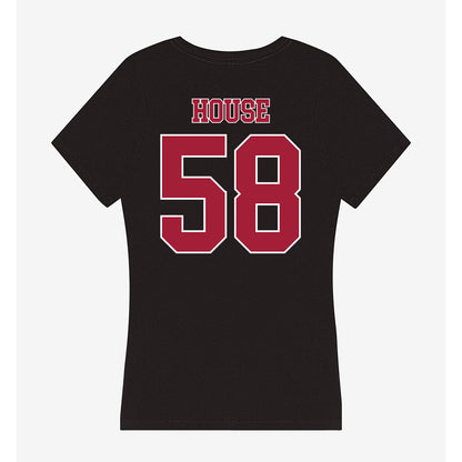 Stanford - NCAA Football : kahlil house - Women's V-Neck T-Shirt-1