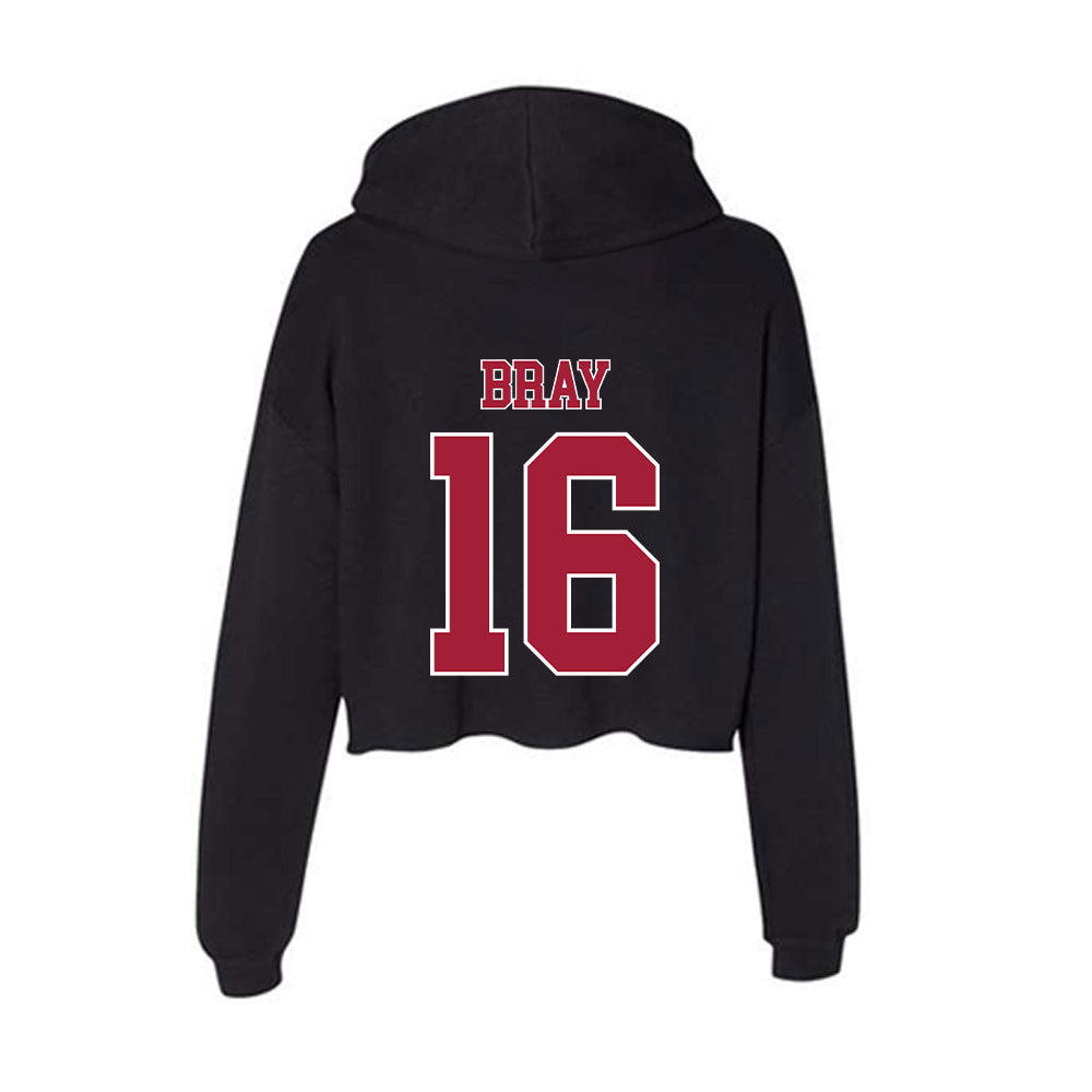 Stanford - NCAA Women's Soccer : Milly Bray - Women's Crop Fleece Hoodie-1