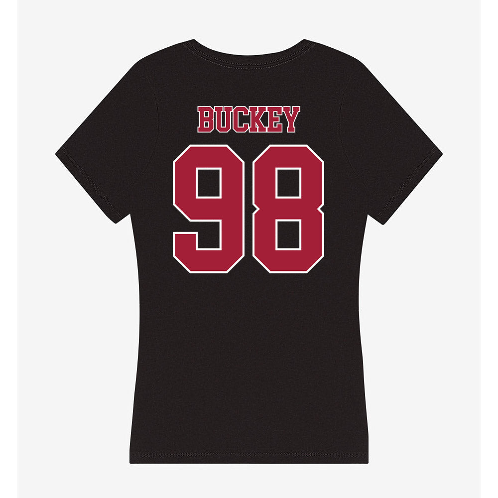 Stanford - NCAA Football : Zach Buckey - Women's V-Neck T-Shirt-1