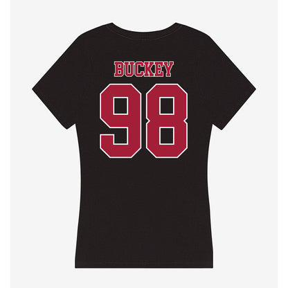 Stanford - NCAA Football : Zach Buckey - Women's V-Neck T-Shirt-1