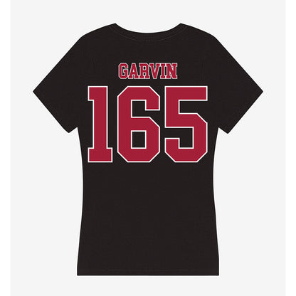 Stanford - NCAA Wrestling : Hunter Garvin - Women's V-Neck T-Shirt-1
