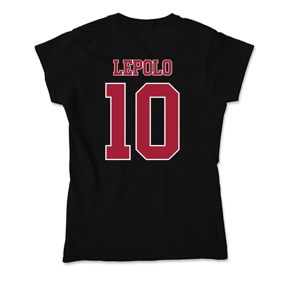 Stanford - NCAA Women's Basketball : Talana Lepolo - Soft Style Women’s T-Shirt-1