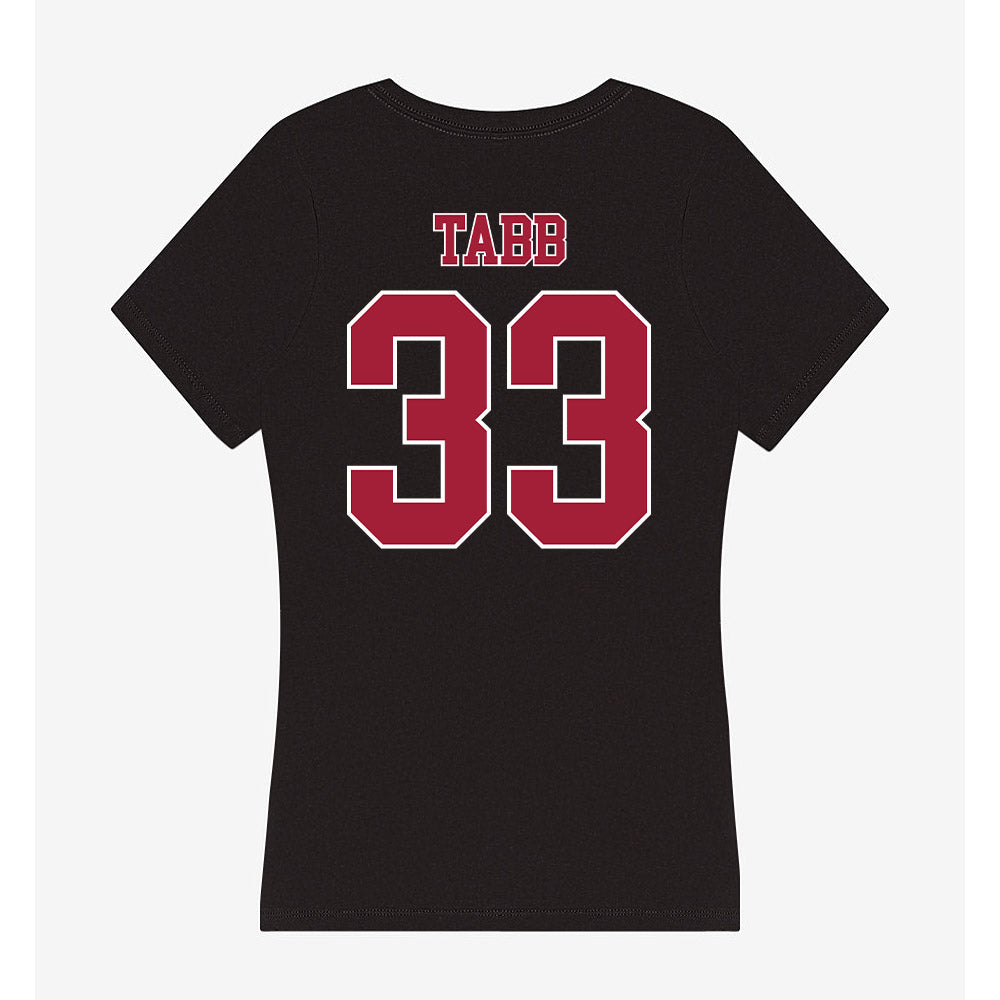 Stanford - NCAA Football : Cole Tabb - Women's V-Neck T-Shirt-1