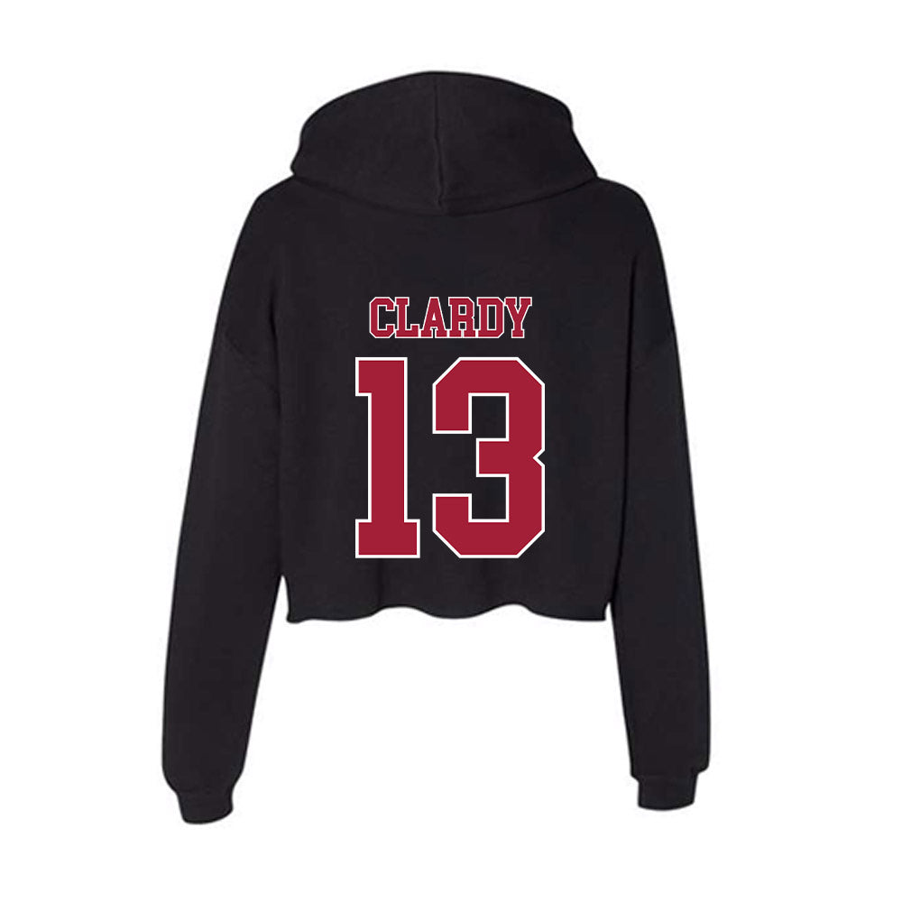 Stanford - NCAA Women's Basketball : Chloe Clardy - Women's Crop Fleece Hoodie-1