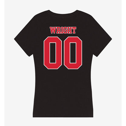 Fairfield - NCAA Women's Soccer : Catherine Wright - Women's V-Neck T-Shirt-1