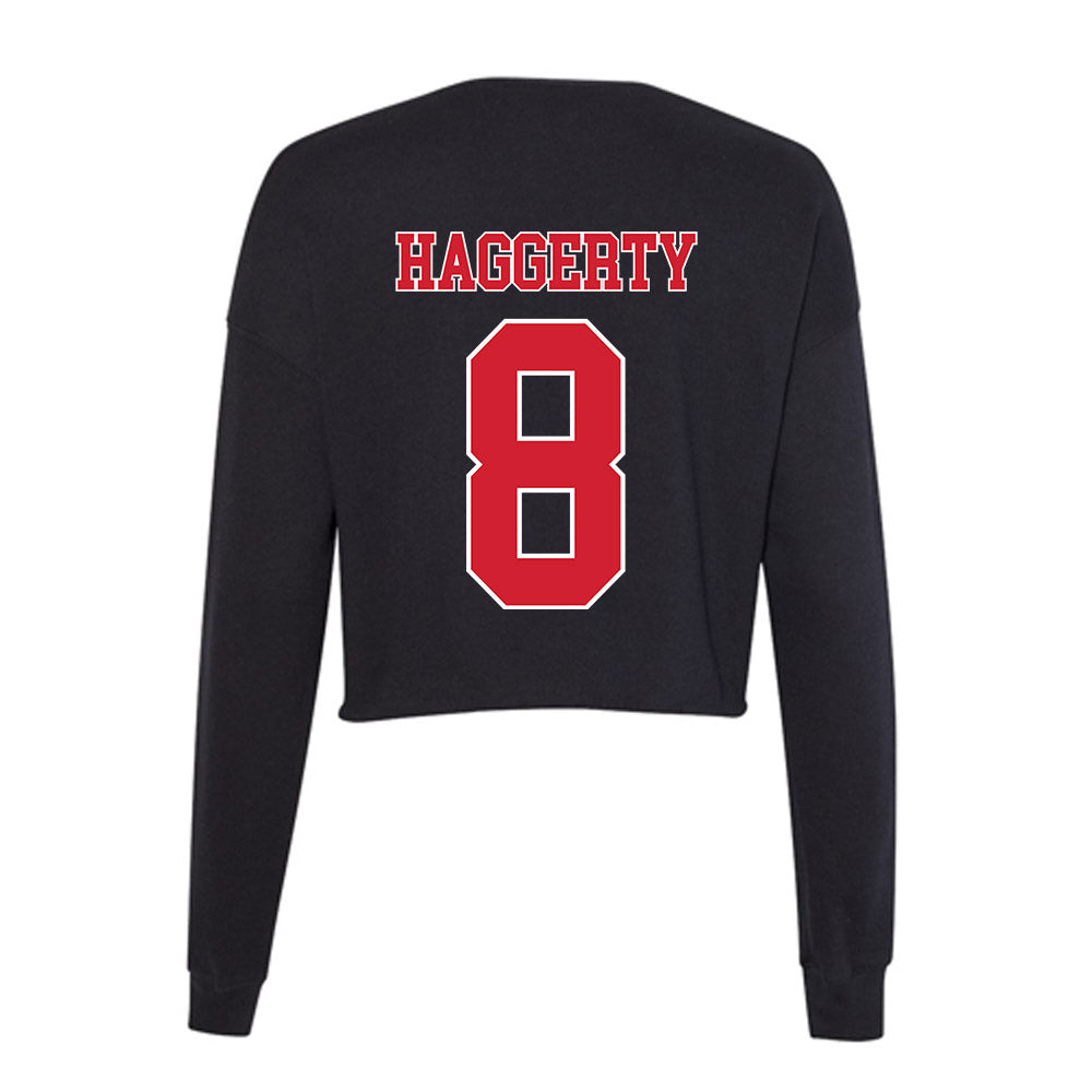 Fairfield - NCAA Women's Lacrosse : Kelly Haggerty - Women's Cropped Crew Fleece-1