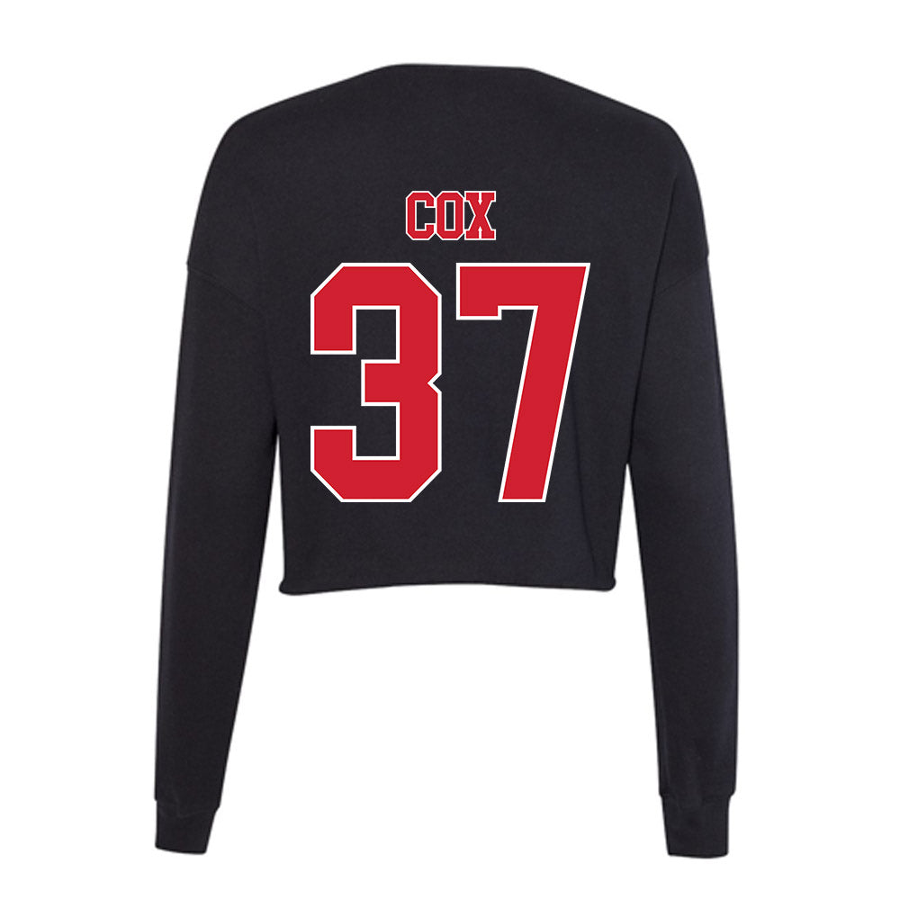 Fairfield - NCAA Men's Lacrosse : Jack Cox - Women's Cropped Crew Fleece-1