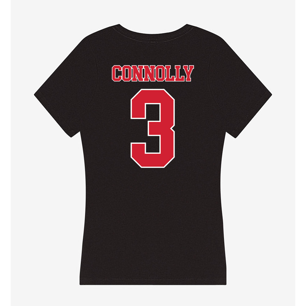 Fairfield - NCAA Men's Lacrosse : Thomas Connolly - Women's V-Neck T-Shirt-1