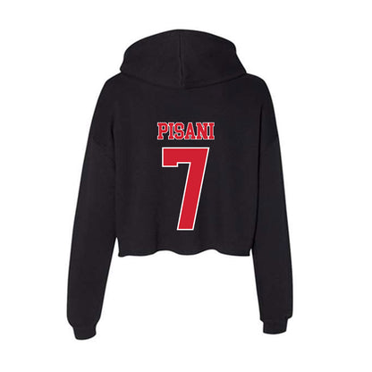 Fairfield - NCAA Women's Soccer : Ella Pisani - Women's Crop Fleece Hoodie-1