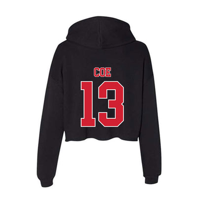 Fairfield - NCAA Women's Basketball : Cyanne Coe - Women's Crop Fleece Hoodie-1