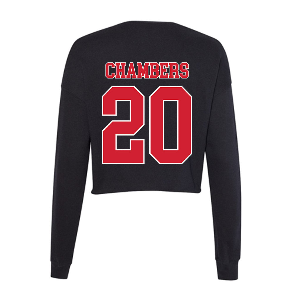 Fairfield - NCAA Baseball : Joseph Chambers - Women's Cropped Crew Fleece-1