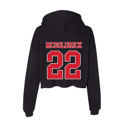 Fairfield - NCAA Men's Lacrosse : PJ McGoldrick Mcgoldrick - Women's Crop Fleece Hoodie-1