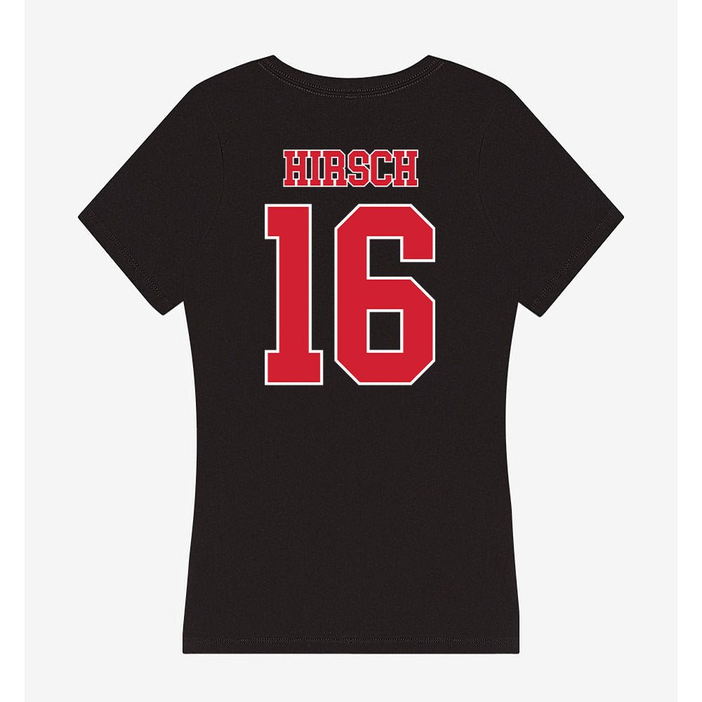 Fairfield - NCAA Men's Lacrosse : Owen Hirsch - Women's V-Neck T-Shirt-1