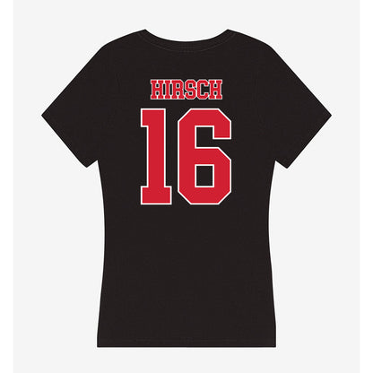 Fairfield - NCAA Men's Lacrosse : Owen Hirsch - Women's V-Neck T-Shirt-1