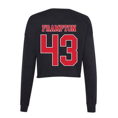 Fairfield - NCAA Men's Lacrosse : Tyler Frampton - Women's Cropped Crew Fleece-1