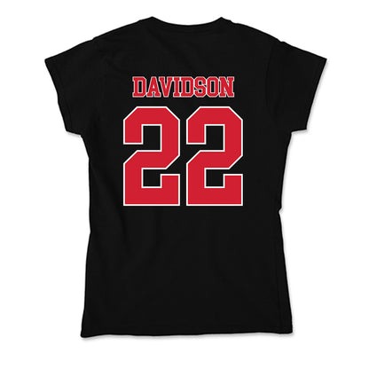 Fairfield - NCAA Men's Basketball : Luke Davidson - Soft Style Women’s T-Shirt-1