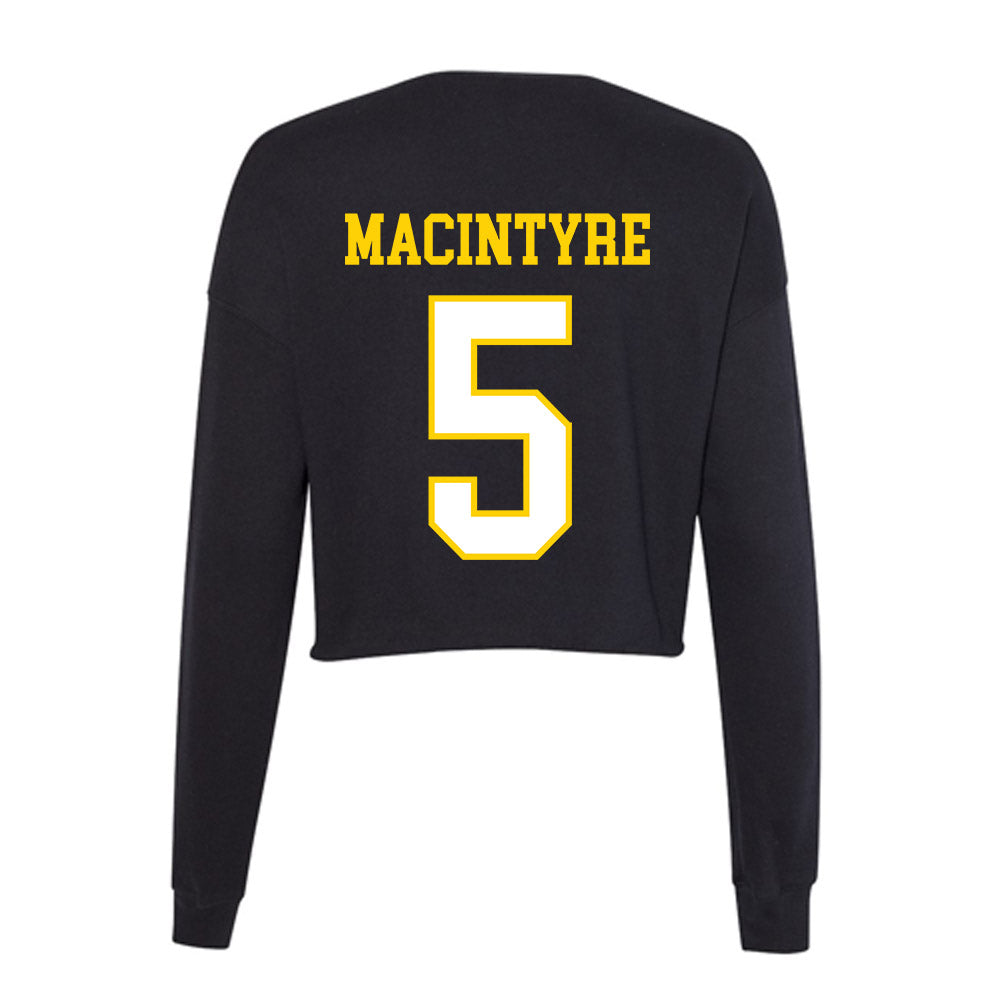 Delaware - NCAA Ice Hockey : Emma MacIntyre - Women's Cropped Crew Fleece-1