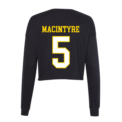 Delaware - NCAA Ice Hockey : Emma MacIntyre - Women's Cropped Crew Fleece-1