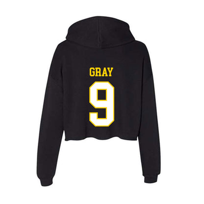 Delaware - NCAA Ice Hockey : Bailey Gray - Women's Crop Fleece Hoodie-1