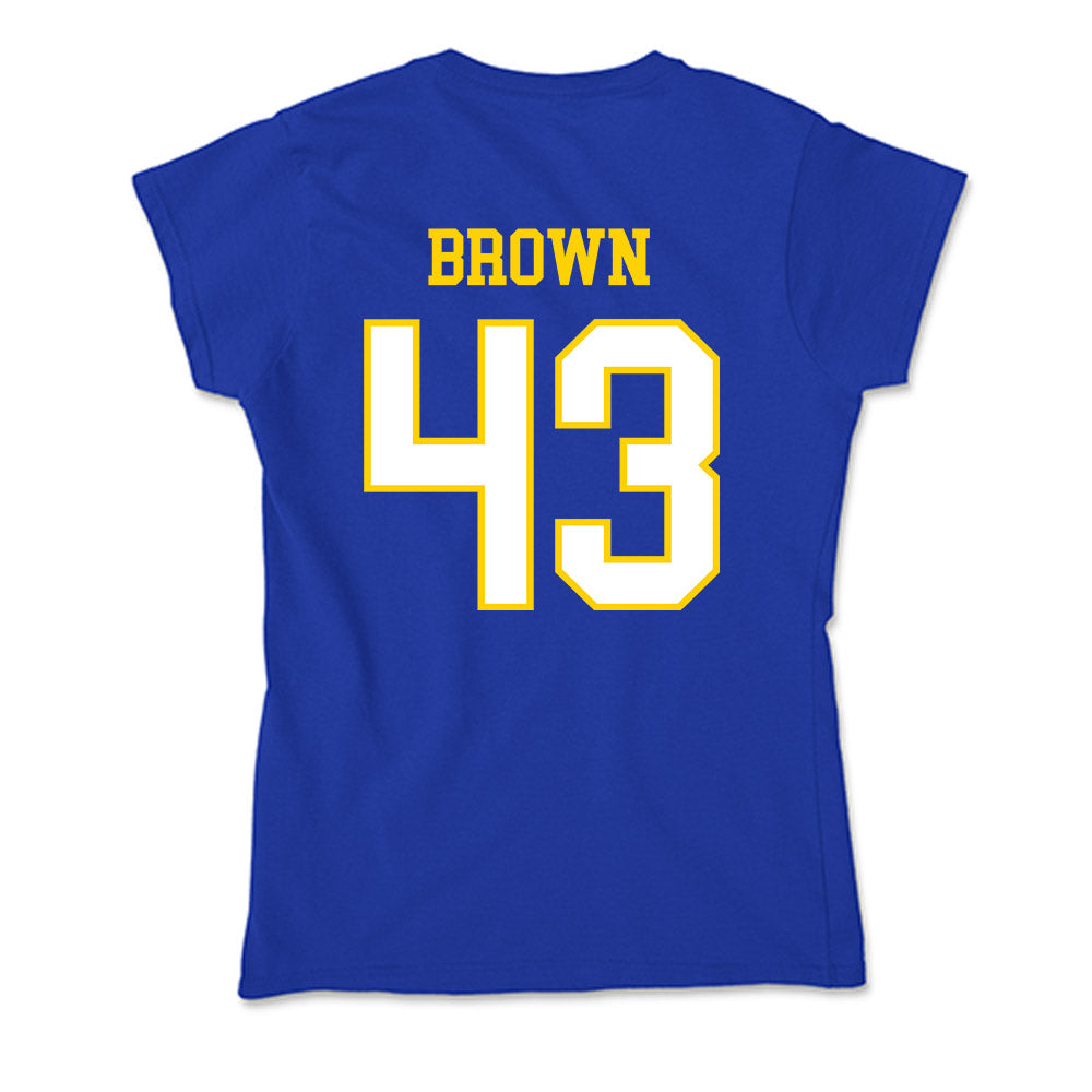 Delaware - NCAA Football : Luke Brown - Soft Style Women’s T-Shirt-1