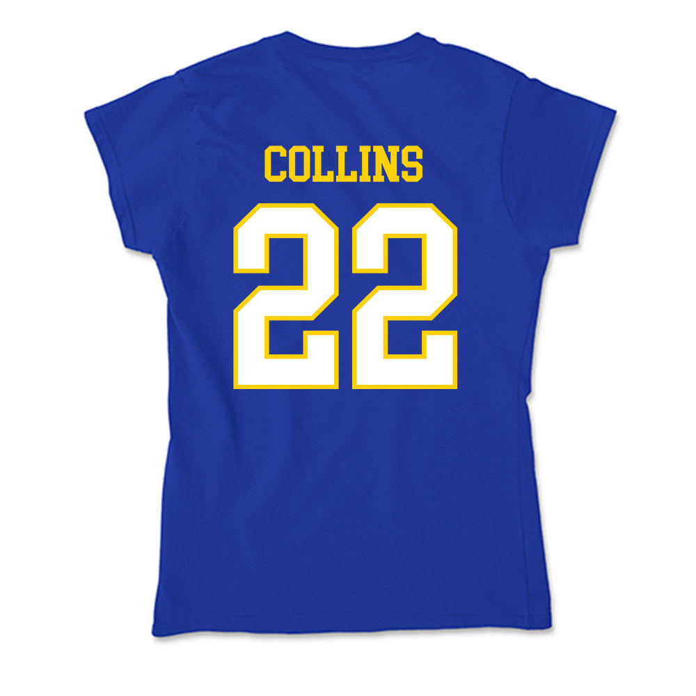 Delaware - NCAA Women's Soccer : Cali Collins - Soft Style Women’s T-Shirt-1