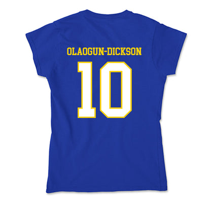 Delaware - NCAA Women's Soccer : Adiat Olaogun-Dickson - Soft Style Women’s T-Shirt-1