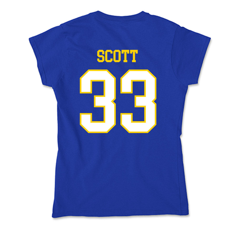 Delaware - NCAA Football : Trace Scott - Soft Style Women’s T-Shirt-1