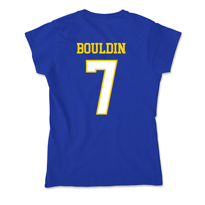 Delaware - NCAA Baseball : Evan Bouldin - Soft Style Women’s T-Shirt-1