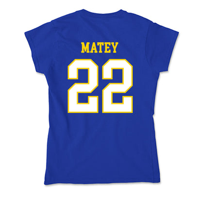 Delaware - NCAA Women's Lacrosse : Mary Matey - Soft Style Women’s T-Shirt-1