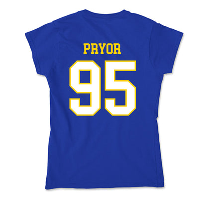 Delaware - NCAA Football : Micah Pryor - Soft Style Women’s T-Shirt-1