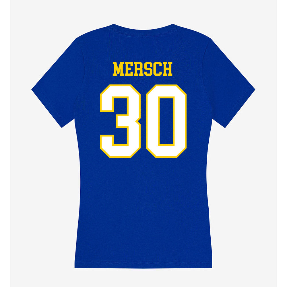 Delaware - NCAA Women's Lacrosse : Marina Mersch - Women's V-Neck T-Shirt-1