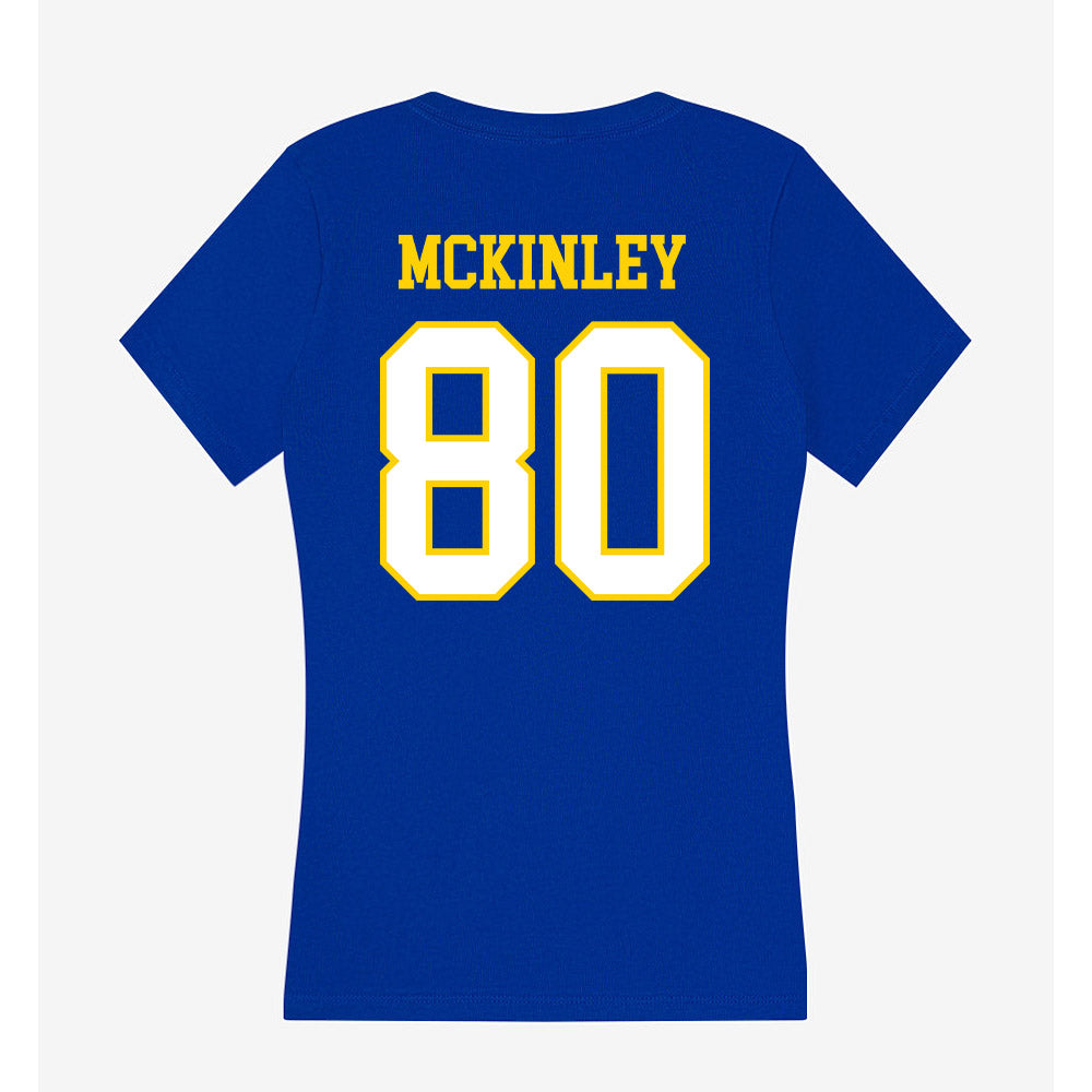 Delaware - NCAA Football : Matthew McKinley - Women's V-Neck T-Shirt-1