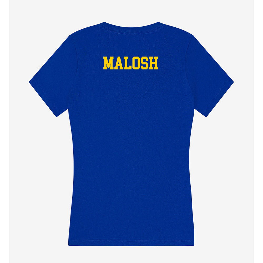Delaware - NCAA Women's Golf : Marissa Malosh - Women's V-Neck T-Shirt-1