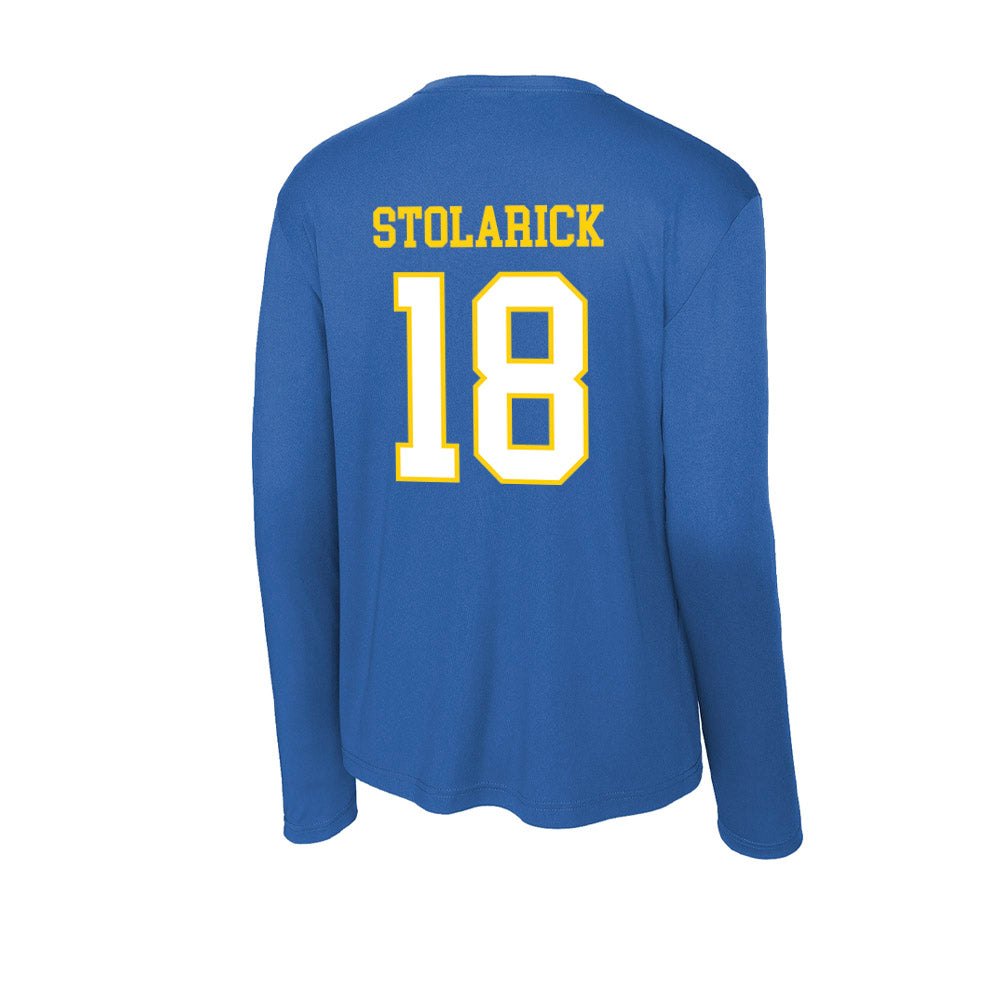 Delaware - NCAA Women's Lacrosse : Lena Stolarick - Activewear Long Sleeve T-Shirt-1
