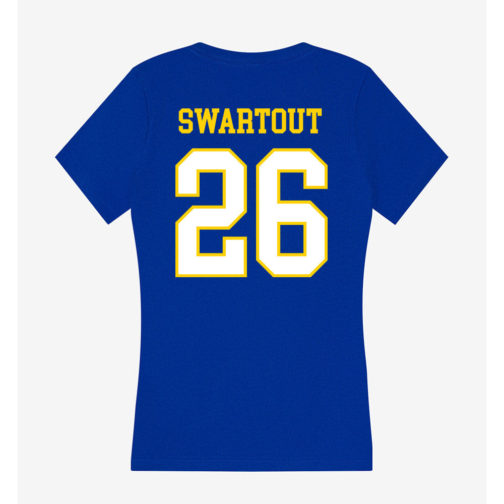Delaware - NCAA Women's Lacrosse : Alison Swartout - Women's V-Neck T-Shirt-1
