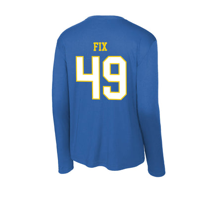 Delaware - NCAA Men's Lacrosse : Franky Fix - Activewear Long Sleeve T-Shirt-1