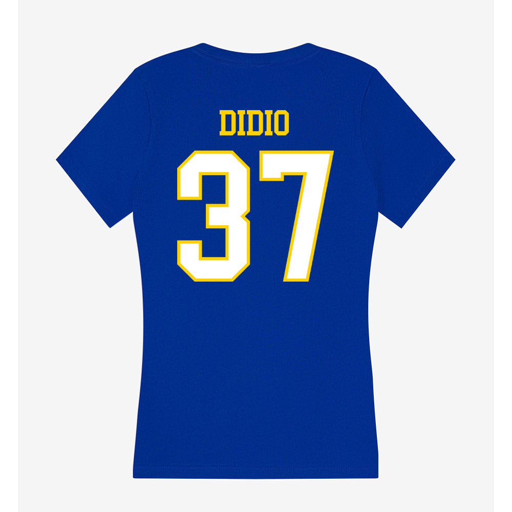 Delaware - NCAA Women's Lacrosse : Mia Didio - Women's V-Neck T-Shirt-1